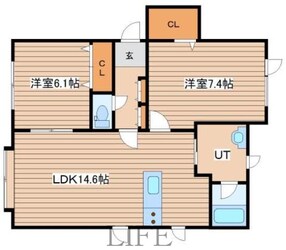 シレンハイムの物件間取画像